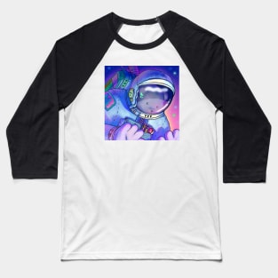 Astronaut Bear Baseball T-Shirt